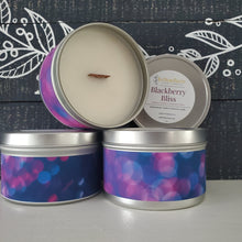 Load image into Gallery viewer, Blackberry Bliss Wooden Wick Candle

