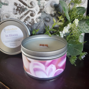 In Bloom Wooden Wick Candle