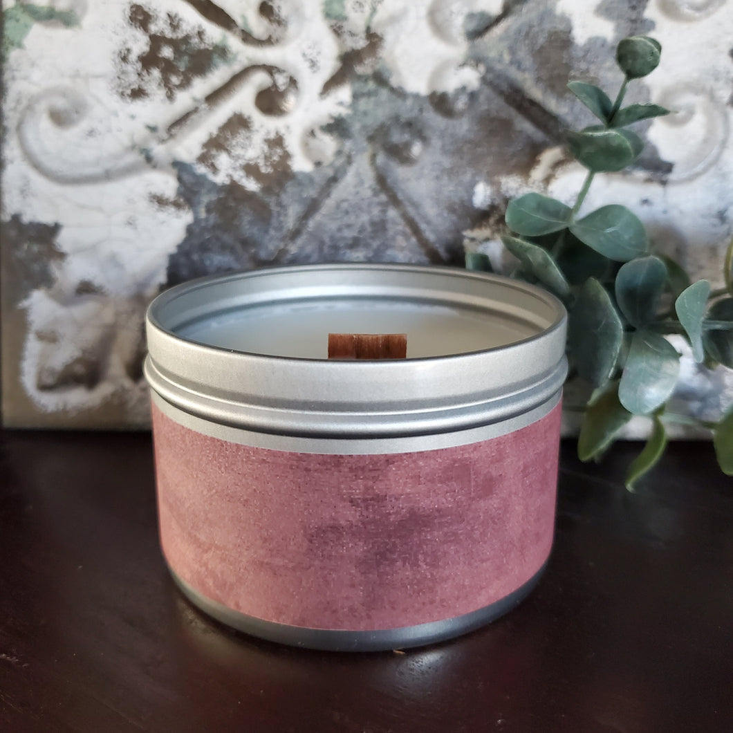 Smoked Caramel Wooden Wick Candle